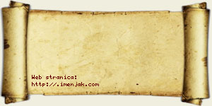 Isak Pljakić vizit kartica